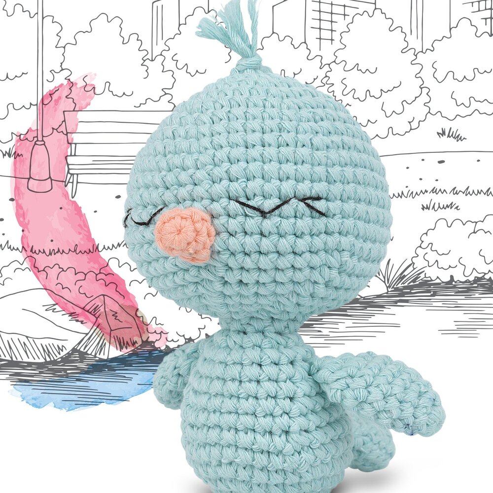 Hello Crafts Pouch Pals Chip The Bird Haakset (KC781) Hello Crafts Pouch Pals Chip The Bird Haakset (KC781)