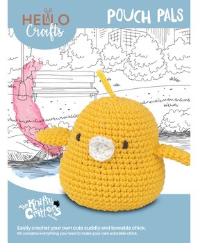Hello Crafts Pouch Pals Colin The Chick Haakset (KC782) Hello Crafts Pouch Pals Colin The Chick Haakset (KC782)