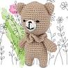 Hello Crafts Pouch Pals Eddy The Bear Haakset (KC783) Hello Crafts Pouch Pals Eddy The Bear Haakset (KC783)