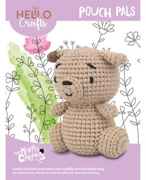 Hello Crafts Pouch Pals Jimmy The Dog Haakset (KC784) Hello Crafts Pouch Pals Jimmy The Dog Haakset (KC784)