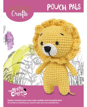 Hello Crafts Pouch Pals Leo The Lion Haakset (KC785)