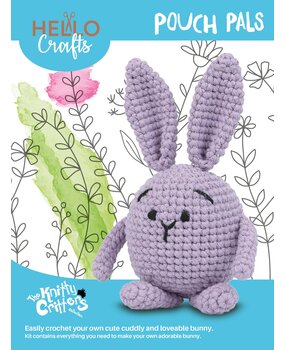 Hello Crafts Pouch Pals Pete The Bunny Haakset (KC787) Hello Crafts Pouch Pals Pete The Bunny Haakset (KC787)