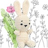 Hello Crafts Pouch Pals Popcorn The Bunny Haakset (KC788) Hello Crafts Pouch Pals Popcorn The Bunny Haakset (KC788)