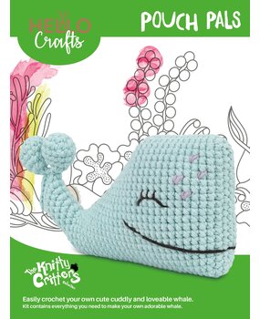 Hello Crafts Pouch Pals Splashy The Whale Haakset (KC791) Hello Crafts Pouch Pals Splashy The Whale Haakset (KC791)