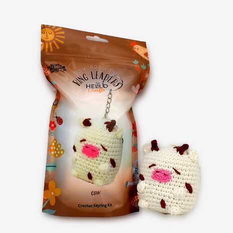 Hello Crafts Ring Leaders Cow Haakset (ZN002) Hello Crafts Ring Leaders Cow Haakset (ZN002)