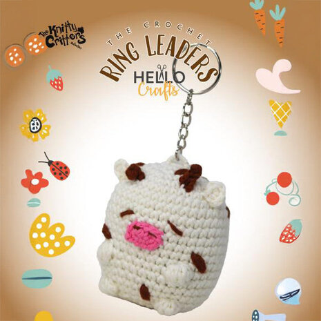 Hello Crafts Ring Leaders Cow Haakset (ZN002) Hello Crafts Ring Leaders Cow Haakset (ZN002)