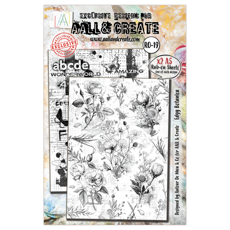 AALL and Create Rub-Ons A5 Edgy Botanica (AALL-RO-019) AALL and Create Rub-Ons A5 Edgy Botanica (AALL-RO-019)