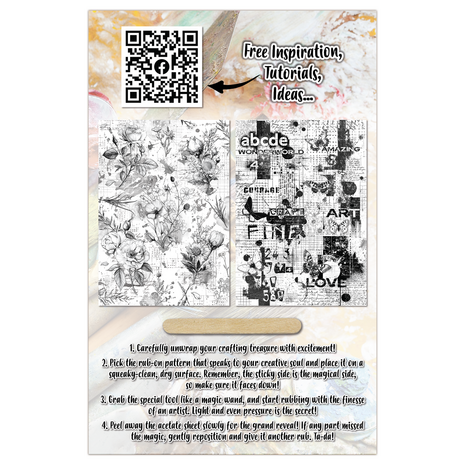 AALL and Create Rub-Ons A5 Edgy Botanica (AALL-RO-019) AALL and Create Rub-Ons A5 Edgy Botanica (AALL-RO-019)