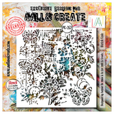 AALL and Create Masking Stencil 6x6 Inch Blotch Code (AALL-PC-252)