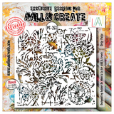 AALL and Create Masking Stencil 6x6 Inch Drip Pulse (AALL-PC-253)