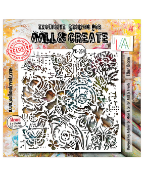 AALL and Create Masking Stencil 6x6 Inch Ether Bloom (AALL-PC-254) AALL and Create Masking Stencil 6x6 Inch Ether Bloom (AALL-PC-254)