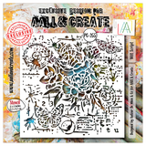 AALL and Create Masking Stencil 6x6 Inch Wilt Script (AALL-PC-255)