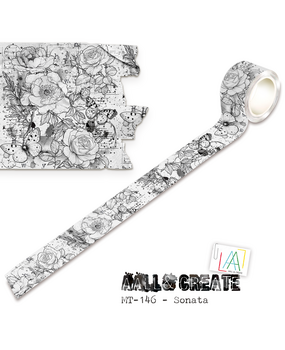 AALL and Create Layer it Up! Washi Tape 25mm Sonata (AALL-MT-146) AALL and Create Layer it Up! Washi Tape 25mm Sonata (AALL-MT-146)