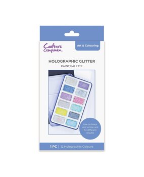 Crafter's Companion PRE-ORDER Holographic Glitter Paint Palette (CC-HOL-GLPT-PL12) Crafter's Companion PRE-ORDER Holographic Glitter Paint Palette (CC-HOL-GLPT-PL12)