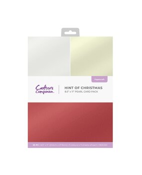 Crafter's Companion PRE-ORDER Hint of Christmas 8.5x11 Inch Pearl Card Pack (CC-PEARL-HOCH) Crafter's Companion PRE-ORDER Hint of Christmas 8.5x11 Inch Pearl Card Pack (CC-PEARL-HOCH)