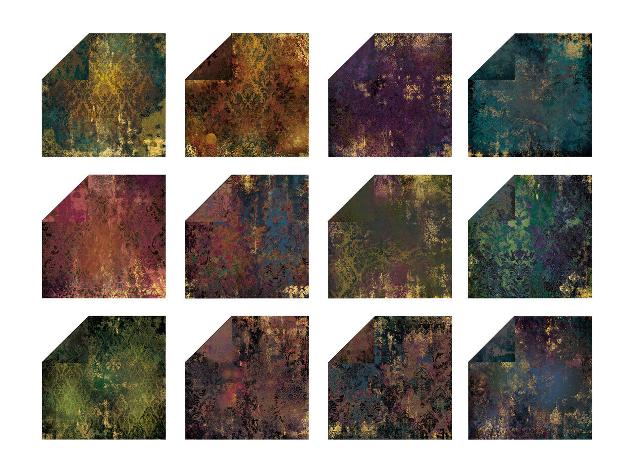 Crafter's Companion PRE-ORDER Dark Distressed Damask 12x12 Inch Paper Pad (CC-PAD12-DDDA) Crafter's Companion PRE-ORDER Dark Distressed Damask 12x12 Inch Paper Pad (CC-PAD12-DDDA)