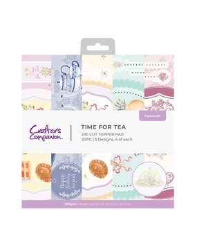Crafter's Companion PRE-ORDER Time for Tea 8x8 Inch Topper Pad (CC-TOP8-TFT) Crafter's Companion PRE-ORDER Time for Tea 8x8 Inch Topper Pad (CC-TOP8-TFT)