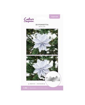 Crafter's Companion PRE-ORDER 3D Poinsettia Dies (CC-MD-3DPOI) Crafter's Companion PRE-ORDER 3D Poinsettia Dies (CC-MD-3DPOI)
