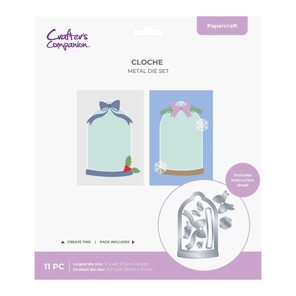 Crafter's Companion PRE-ORDER Cloche Dies (CC-MD-CLO) Crafter's Companion PRE-ORDER Cloche Dies (CC-MD-CLO)