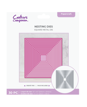 Crafter's Companion PRE-ORDER Square 8 Inch Dies (CC-MD-ELE-8SQUA)