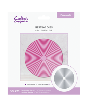 Crafter's Companion PRE-ORDER Circle 8 Inch Dies (CC-MD-ELE-8CIRC)
