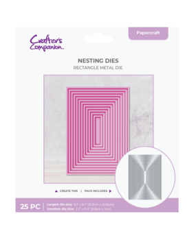 Crafter's Companion PRE-ORDER Rectangle 8 Inch Dies (CC-MD-ELE-8RECT)