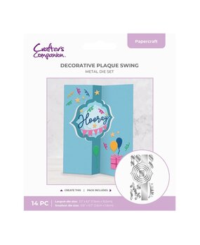 Crafter's Companion PRE-ORDER Decorative Plaque Swing Dies (CC-MD-DEPLSW)