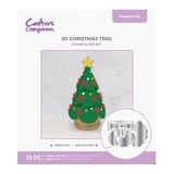 Crafter's Companion PRE-ORDER 3D Christmas Tree Stamp & Dies (CC-STD-3DXTRE)