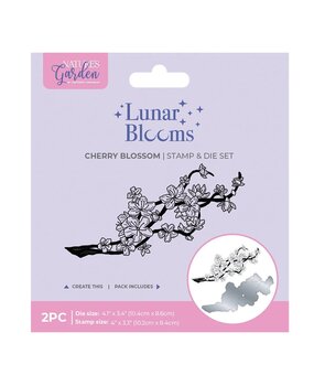 Crafter's Companion PRE-ORDER Lunar Bloom Stamp & Die Cherry Blossom (NG-LB-STD-CHER) Crafter's Companion PRE-ORDER Lunar Bloom Stamp & Die Cherry Blossom (NG-LB-STD-CHER)