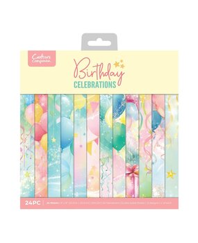 Crafter's Companion PRE-ORDER Birthday Celebrations 8x8 Inch Paper Pad (CC-BC-PAD8)