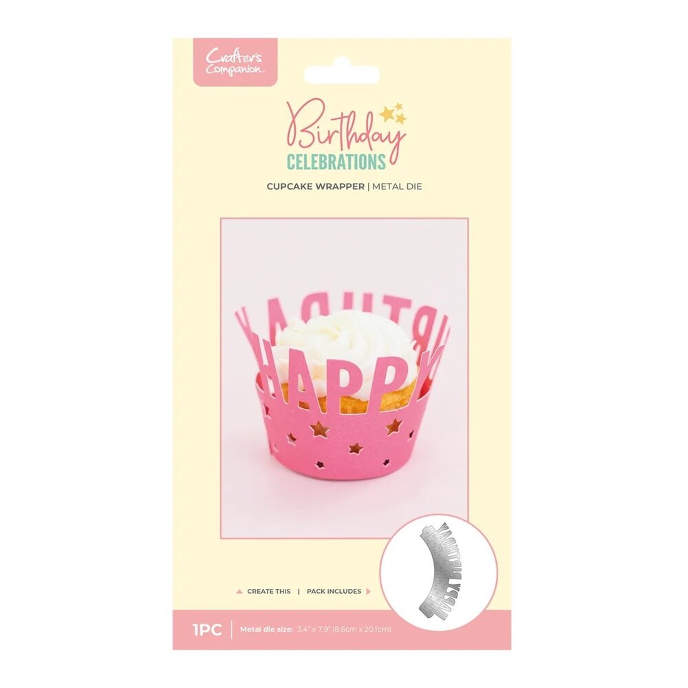 Crafter's Companion PRE-ORDER Birthday Celebrations Dies Cupcake Wrapper (CC-BC-MD-CWRA) Crafter's Companion PRE-ORDER Birthday Celebrations Dies Cupcake Wrapper (CC-BC-MD-CWRA)
