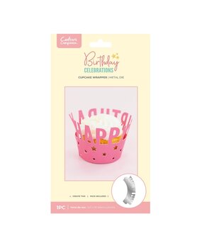 Crafter's Companion PRE-ORDER Birthday Celebrations Dies Cupcake Wrapper (CC-BC-MD-CWRA)