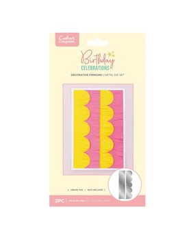Crafter's Companion PRE-ORDER Birthday Celebrations Dies Decorative Fringing (CC-BC-MD-DECFR)
