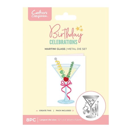 Crafter's Companion PRE-ORDER Birthday Celebrations Dies Martini Glass (CC-BC-MD-MGLA) Crafter's Companion PRE-ORDER Birthday Celebrations Dies Martini Glass (CC-BC-MD-MGLA)