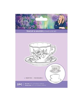 Crafter's Companion PRE-ORDER The Gilded Age Stamp & Die Teacup & Saucer (SS-TGA-STD-TSA) Crafter's Companion PRE-ORDER The Gilded Age Stamp & Die Teacup & Saucer (SS-TGA-STD-TSA)