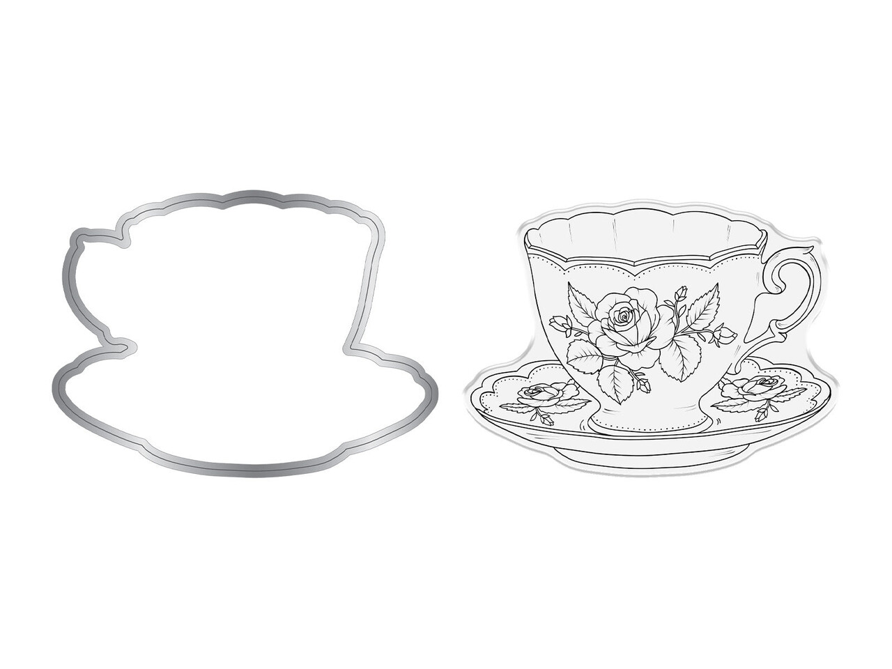 Crafter's Companion PRE-ORDER The Gilded Age Stamp & Die Teacup & Saucer (SS-TGA-STD-TSA) Crafter's Companion PRE-ORDER The Gilded Age Stamp & Die Teacup & Saucer (SS-TGA-STD-TSA)