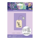 Crafter's Companion PRE-ORDER The Gilded Age Stamp, Die & Stencil Set Tea Bag (SS-TGA-STD-STEN-TB)
