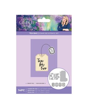 Crafter's Companion PRE-ORDER The Gilded Age Stamp, Die & Stencil Set Tea Bag (SS-TGA-STD-STEN-TB) Crafter's Companion PRE-ORDER The Gilded Age Stamp, Die & Stencil Set Tea Bag (SS-TGA-STD-STEN-TB)