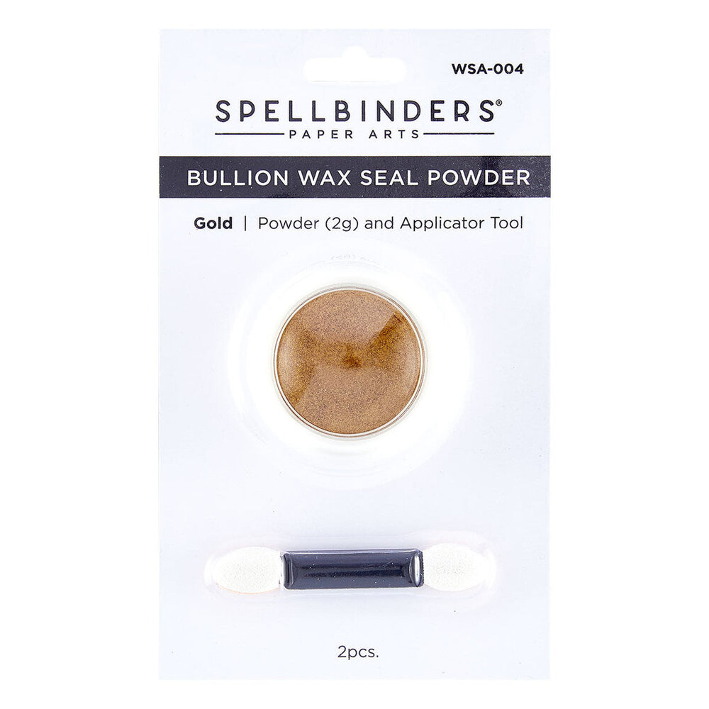 Spellbinders Clear Seal Maker Wax Seal Powder Gold Bullion (WSA-004) Spellbinders Clear Seal Maker Wax Seal Powder Gold Bullion (WSA-004)