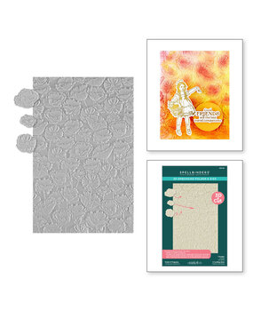 Spellbinders PRE-ORDER Wonder of Oz Field of Poppies 3D Embossing Folder (E3D-161)