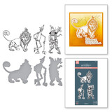 Spellbinders Wonder of Oz Tin Man, Scarecrow & Lion Press Plate & Die Set (BP-332)