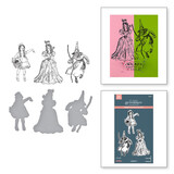Spellbinders Wonder of Oz Dorothy & the Witches Press Plate & Die Set (BP-333)