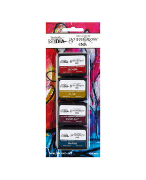 Spellbinders PRE-ORDER BetterPress Mini Ink Pad Set Earthy (BPI-054)