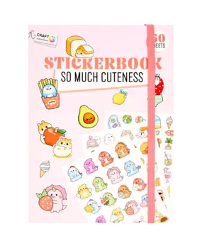 Craft Sensations Stickerbook So Munch Cuteness (3214287) Craft Sensations Stickerbook So Munch Cuteness (3214287)