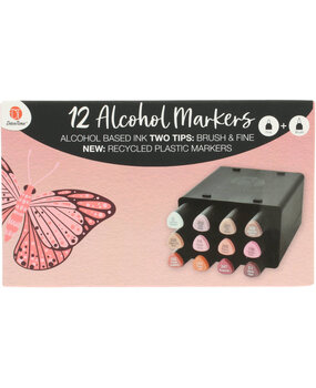 DécoTime 12 Alcohol Markers Tender Pink (3005439)
