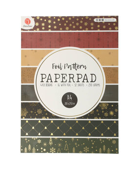DécoTime Christmas Eve A4 Foil Pattern Paper Pad (3217457) DécoTime Christmas Eve A4 Foil Pattern Paper Pad (3217457)