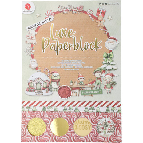 DécoTime Merry & Bright A4 Luxe Paperblock (3217457) DécoTime Merry & Bright A4 Luxe Paperblock (3217457)