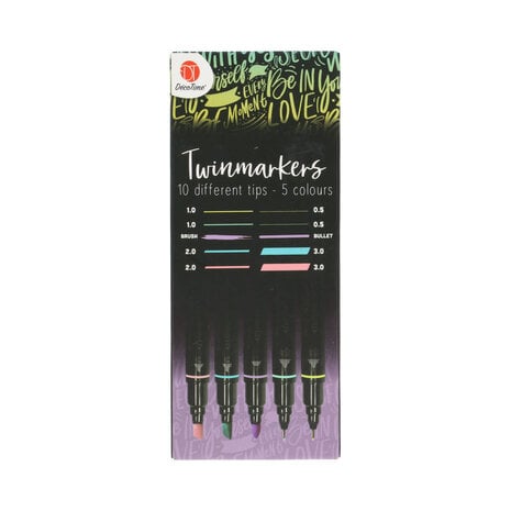 DécoTime 5 Calligraphy Twinmarkers Set 2 (3010773) DécoTime 5 Calligraphy Twinmarkers Set 2 (3010773)