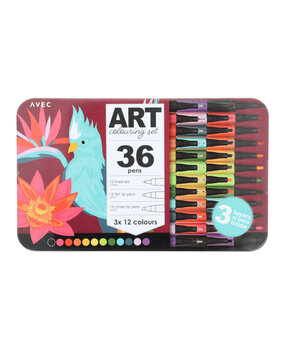 AVEC Art Colouring Set 36 Pens (3216508)