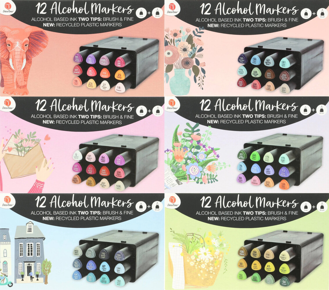 DécoTime WINTER WAVE Alcohol Markers (3005439) DécoTime WINTER WAVE Alcohol Markers (3005439)